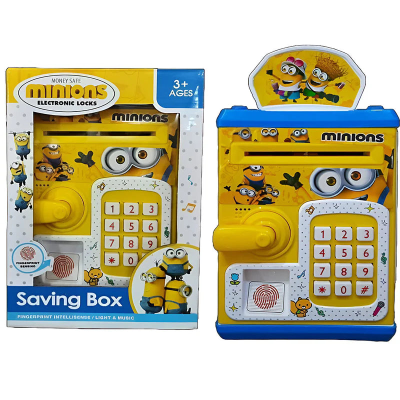 Minions Fingerprint Piggy Bank With Light & Sound