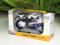 Maisto 1:12 Diecast BMW RR S1000 Model Bike