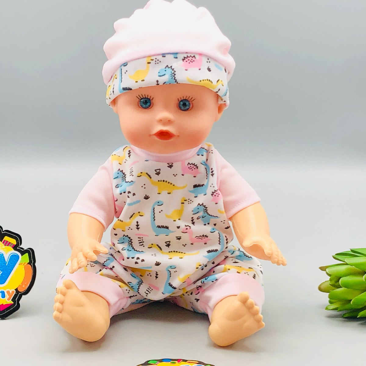 11* Inches Premium Movable Joints Doll With Feeder