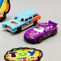 10Pcs Barbie Mini Diecast Inertial Cars Set