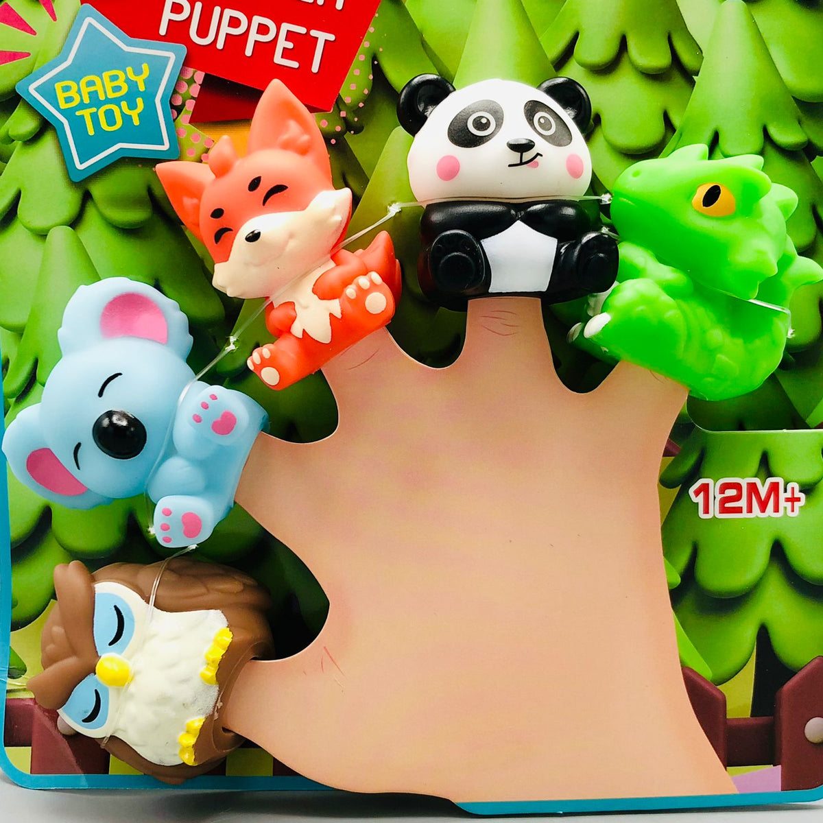 5Pcs Panda Animal Themed Finger Puppet