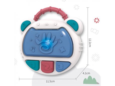 Baby Mini Musical Hand Clapping Drum With Lights