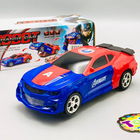 Deformation Avengers Robot Super Change Car With Lights & Music