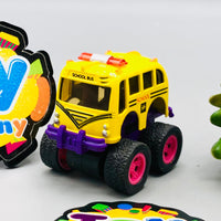 1Pc Cute Mini Diecast Pullback Racing Car - Assortment