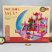 171Pcs DIY  Dream Villa Doll House