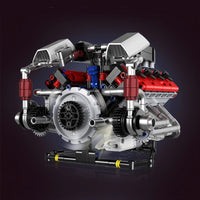 RC Engine Power Lego Bricks Model