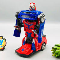 Deformation Avengers Robot Super Change Car With Lights & Music