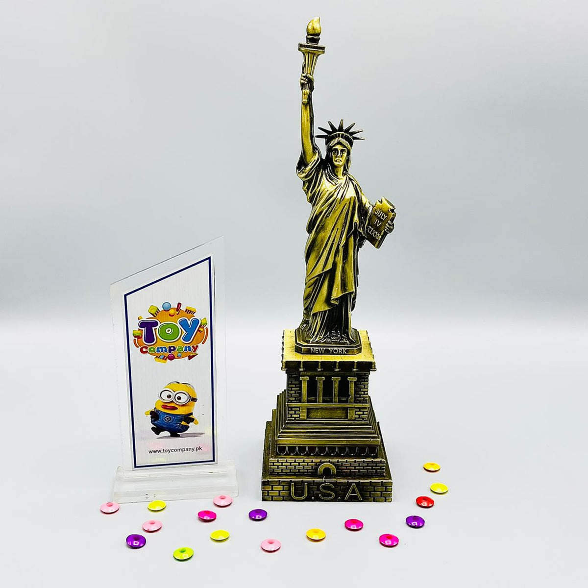 Metal Souvenir Statue of Liberty - Large