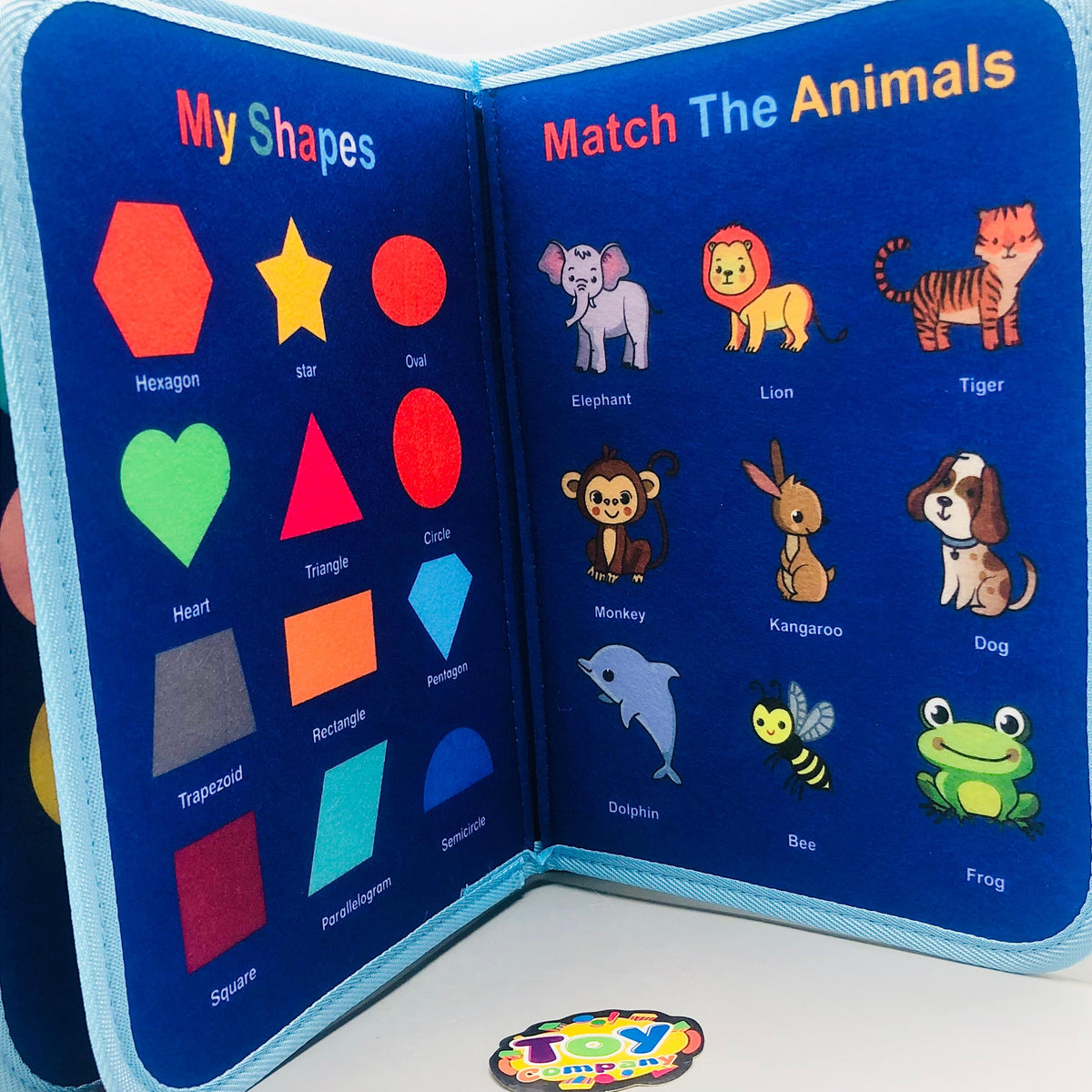 Montessori Multi-functional Activity Busy Book - Blue