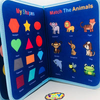 Montessori Multi-functional Activity Busy Book - Blue