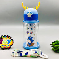600ml Premium Transparent Sipper Water Bottle