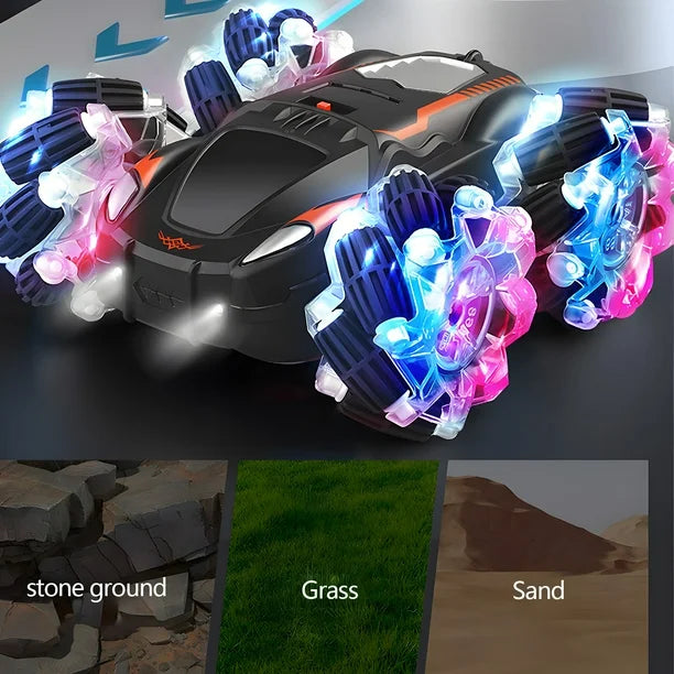 Remote Control Double-Sided Stunt Car
