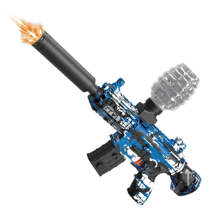 Electric M416 Gel Blaster Gun With Colorful Light Silencer