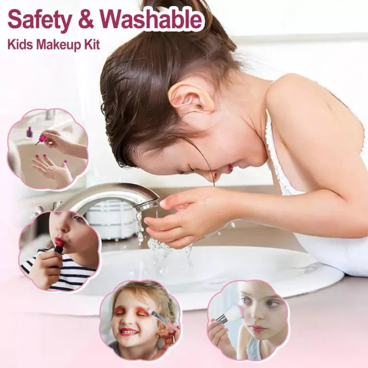 31Pcs Realistic Kuromi Themed Makeup Briefcase