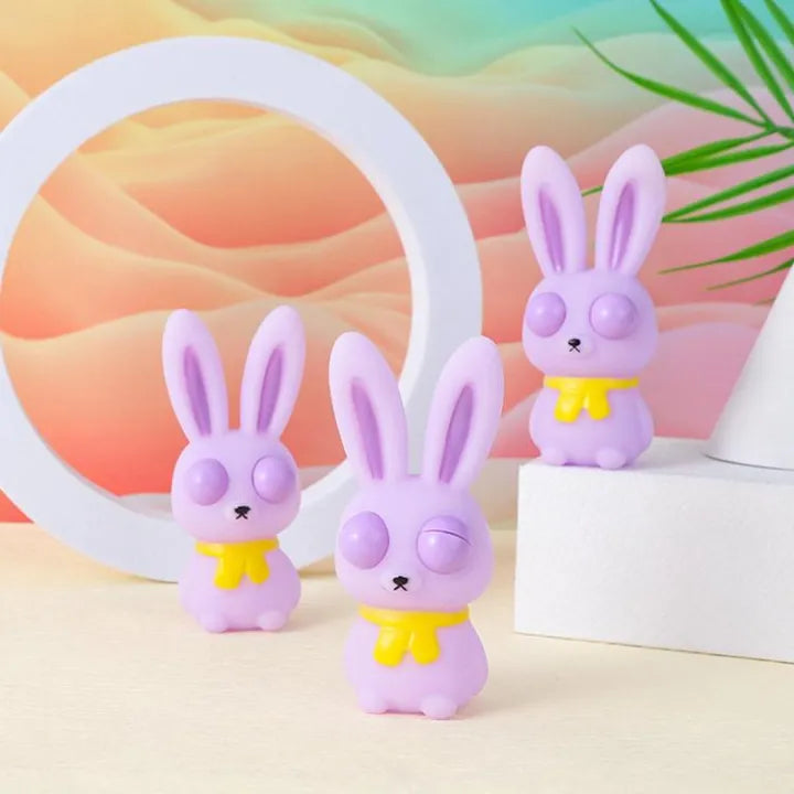 1Pc Squishy Rabbit Popping Eyes Toy