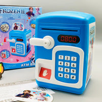 Frozen Fingerprint & Password Unlock Piggy Bank