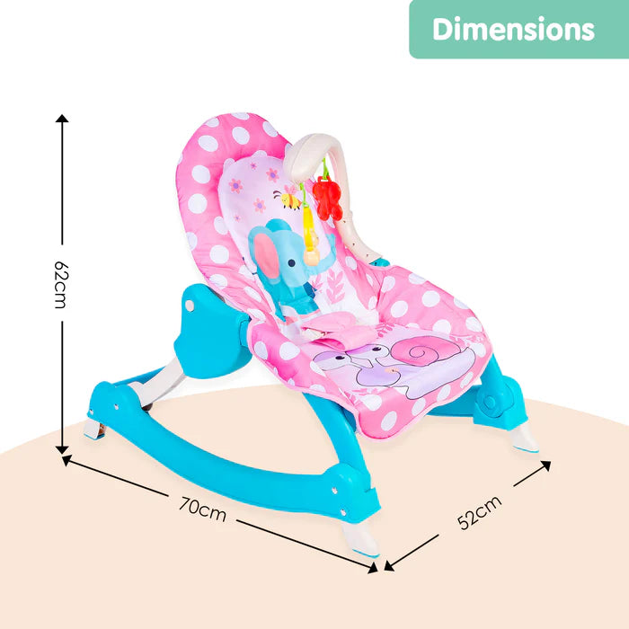 3in1 Musical Baby Rocking Chair - Without Box