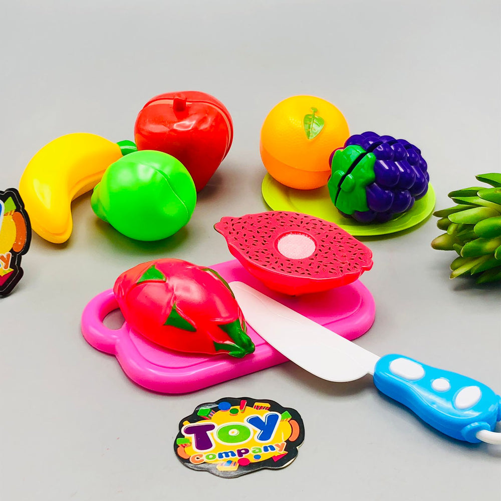9Pcs Pretend Play Fruits Cutting Set