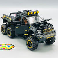 1:24 Diecast Ford Raptor Off-Road Pickup Truck