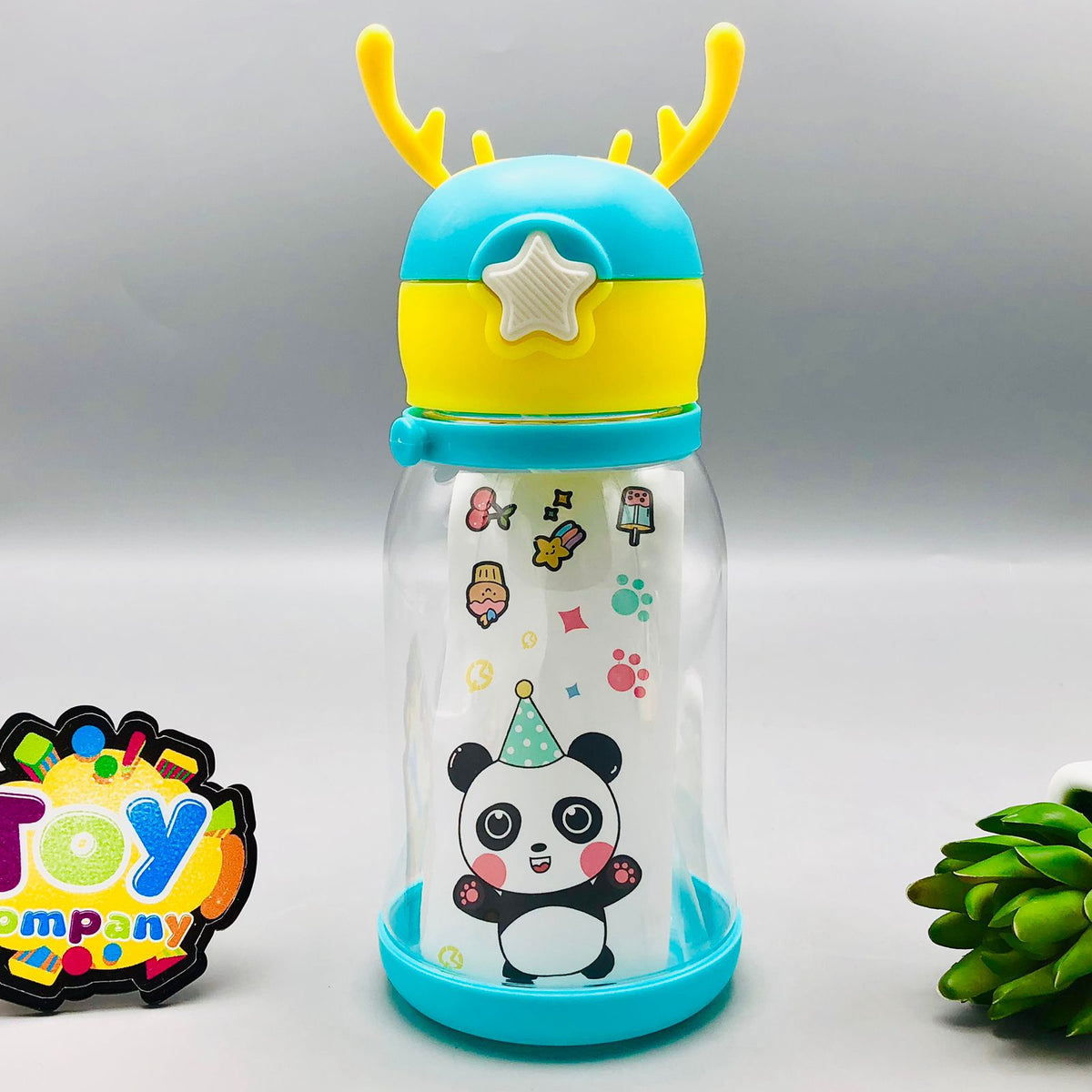 600ml Premium Transparent Sipper Water Bottle