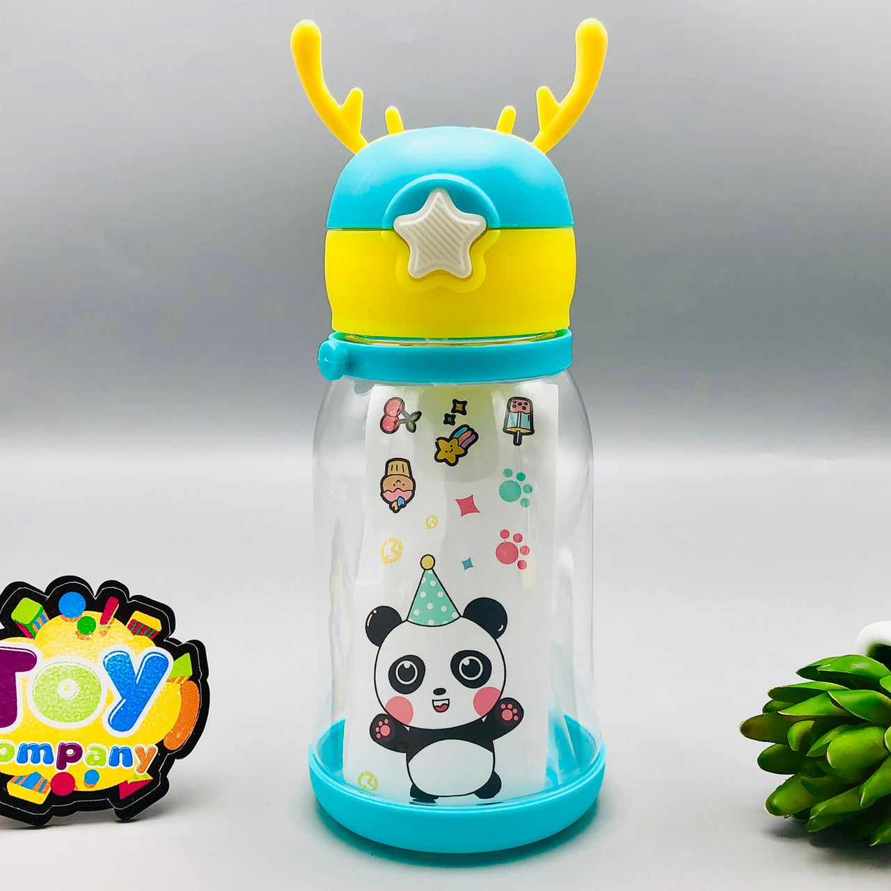 600ml Premium Transparent Sipper Water Bottle