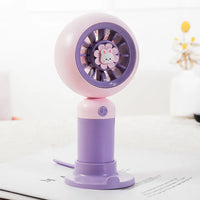 Rechargeable Cartoon Turbine Cooling Fan - Assortment