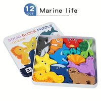 Toddlers Premium Ocean Themed Solid Puzzle