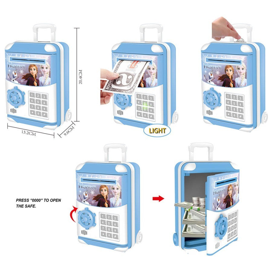 Frozen Trolley Piggy Bank For Girls
