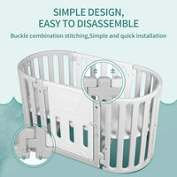 Thumbnail for 5in1 Baby Play Bed Convertible Crib