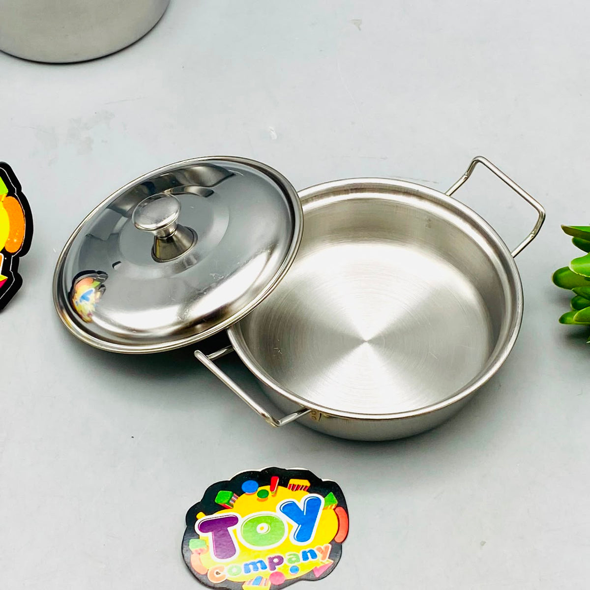 9Pcs Kids Stainless Steel Kitchen Cookware Play Set