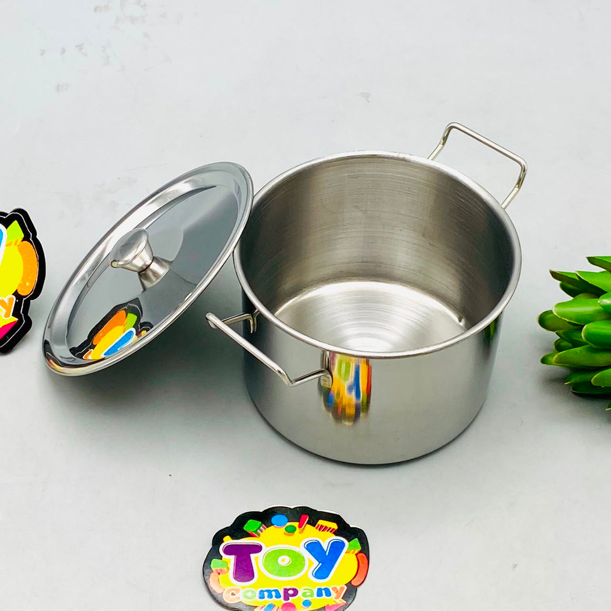 9Pcs Kids Stainless Steel Kitchen Cookware Play Set