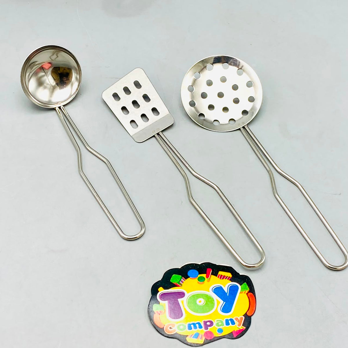 9Pcs Kids Stainless Steel Kitchen Cookware Play Set