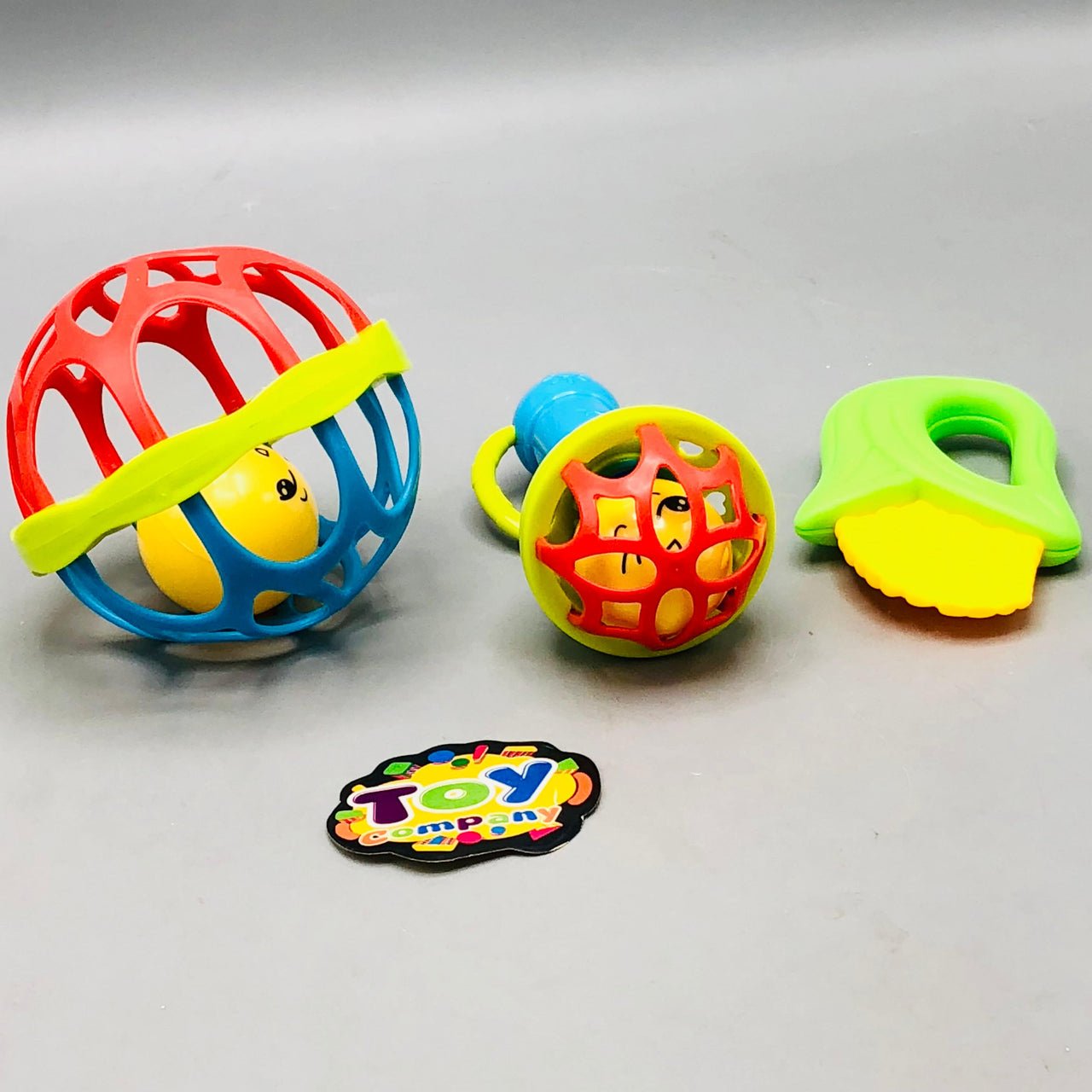 9Pcs Premium Baby Teether & Rattles Set