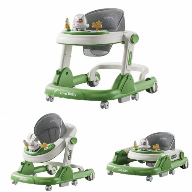 3in1 Multi-functional Baby Walker - Green