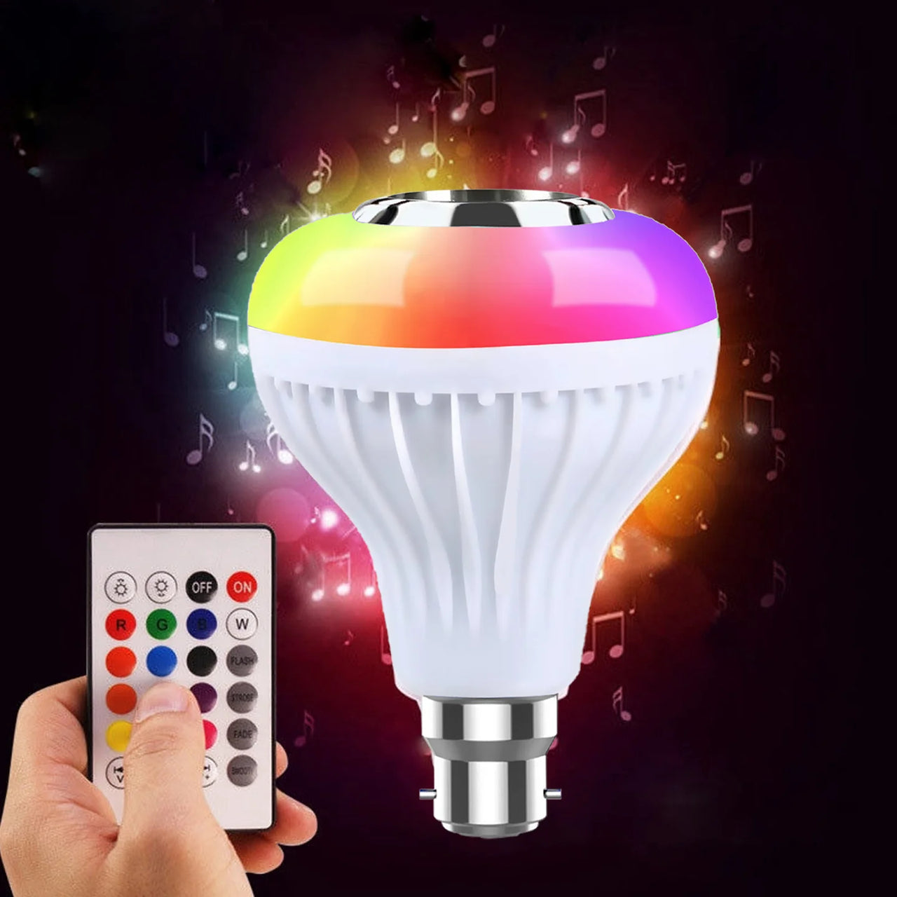 RC Wireless Disco Audio LED Bulb