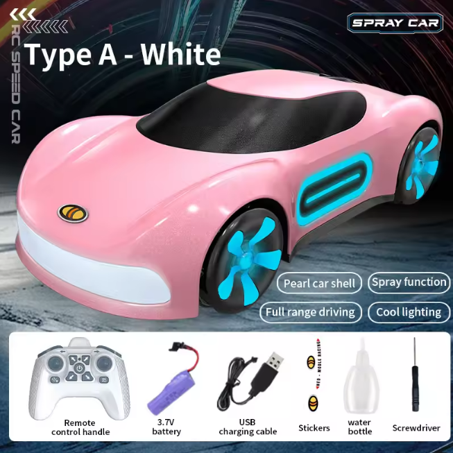 Electric RC Concept Stunt Spray Car
