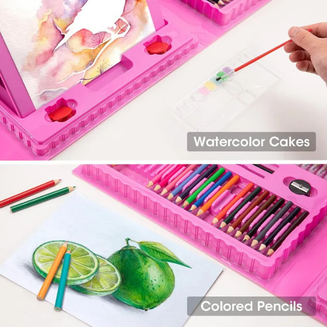 208Pcs Premium Unicorn Kids Super Mega Art Set