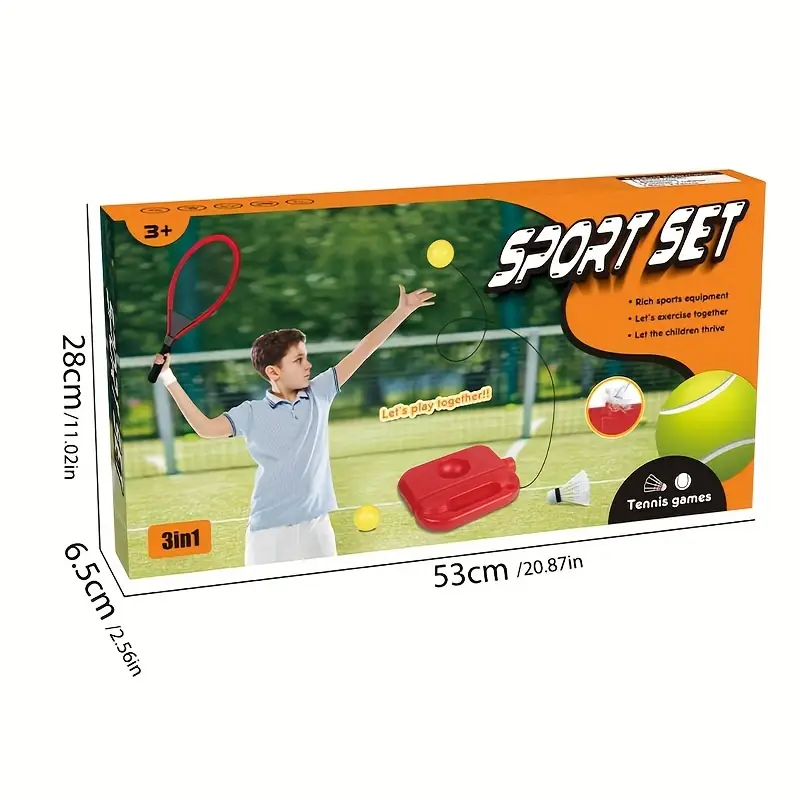 2 in 1 Kids Tennis & Badminton Sports Set