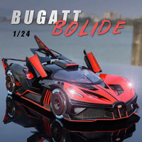 1:24 Diecast Bugatti Bolide Model Car With Smoke