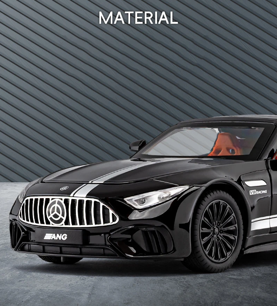 1:22 Diecast Mercedes Benz SL63 Convertible Model Car