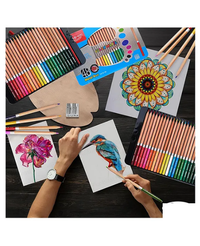48Pcs Water Color Pencils Set With Tin Box