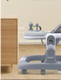 Multi-functional 3in1 Baby Monkey Musical Walker - Gray