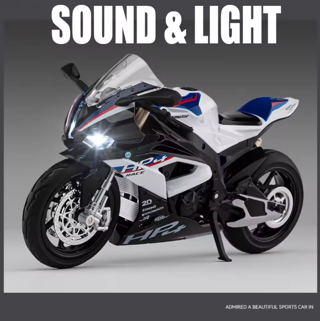 1:12 Diecast BMW HP4 Model Bike