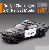 1:24 Diecast Police Dodge Challenger Model Car