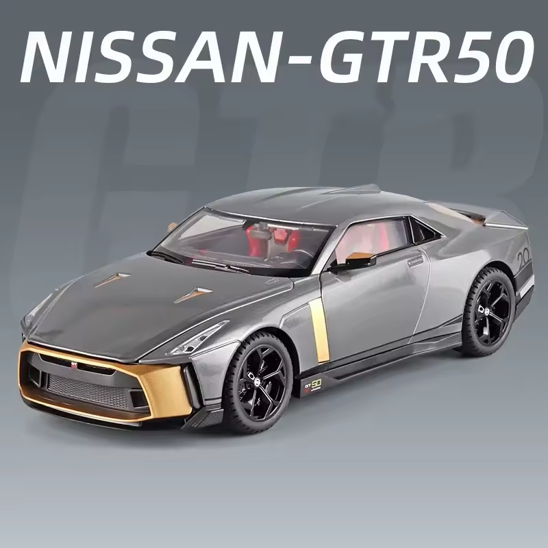 1:18 Diecast Nissan GTR50 Model Car With Smoke