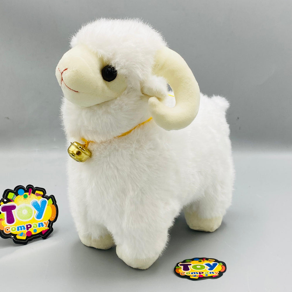 9 Inch Premium Sheep Stuff Toy - White