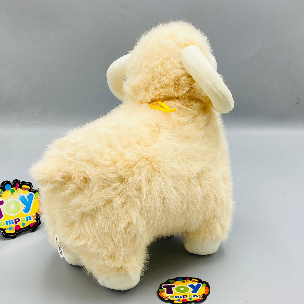 9 Inch Premium Sheep Stuff Toy - Light Beige