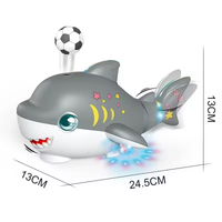 Electric Musical Ball Blowing Shark With Lights