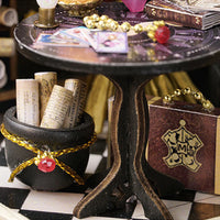 DIY Miniature Moon Magic Shop With LED Lights