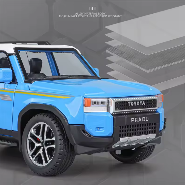 1:24 Diecast Toyota Land Cruiser Prado LC250 Model